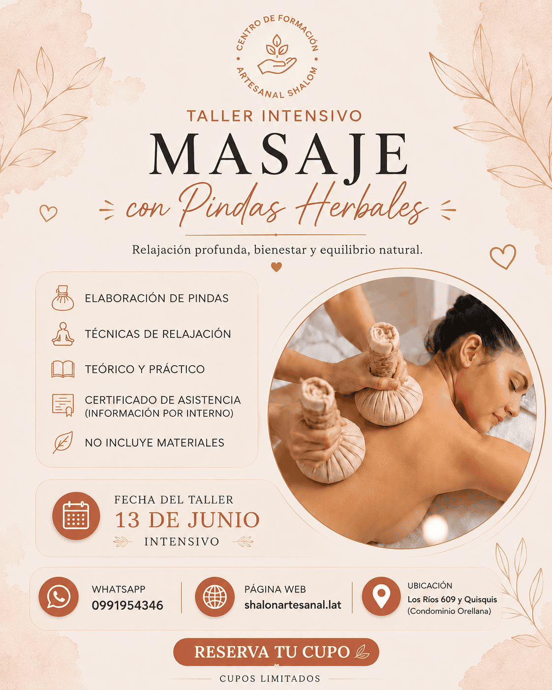 Masaje con Pindas Herbales